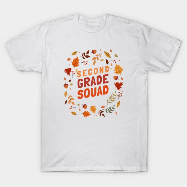 Second Grade Squad T-Shirt by Mountain Morning Graphics